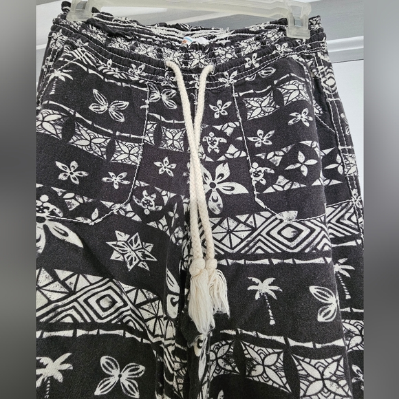 CALI 1850 Linen Drawstring Pants, Size XS - Picture 2 of 9